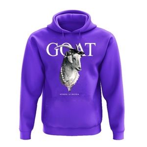 Goat purple hoodie Sz various